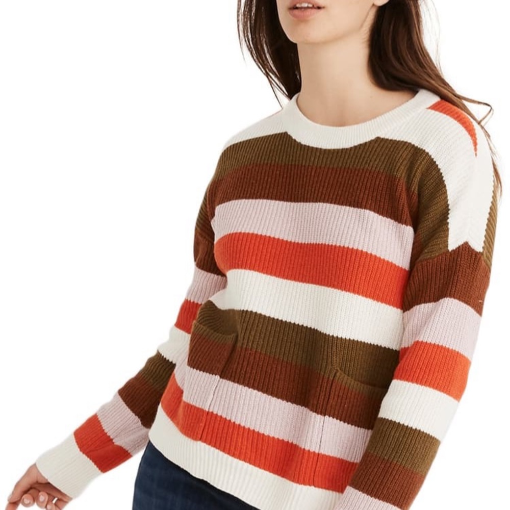 NWOT Madewell Patch Pocket Pullover